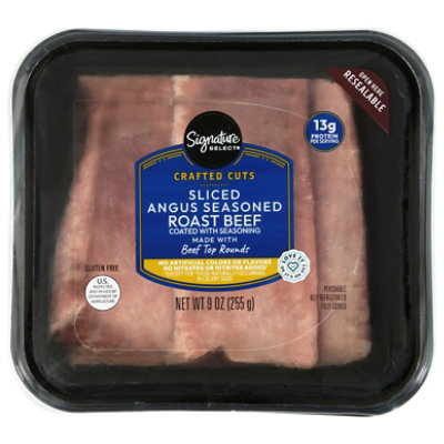 Signature Select Roast Beef Craft Cuts Seasoned 9 Oz - 9 OZ - Image 1