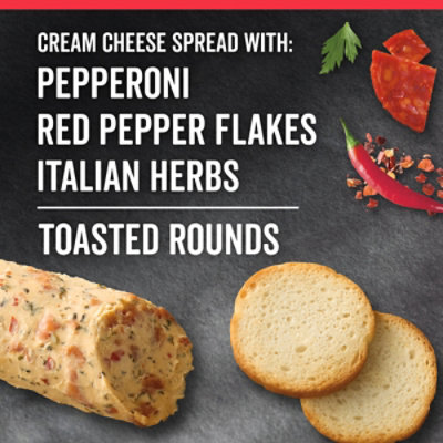 Hillshire Snacking Dips and Spreads Pepperoni Red Pepper Flakes & Italian Herbs Tray - 2.25 Oz - Image 1