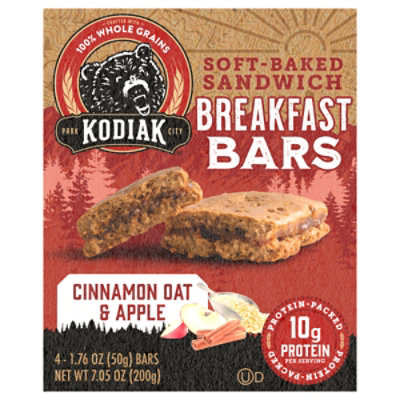 Kodiak Breakfast Bar Cinnamon Oat & Apple - 7.05 OZ - Image 1