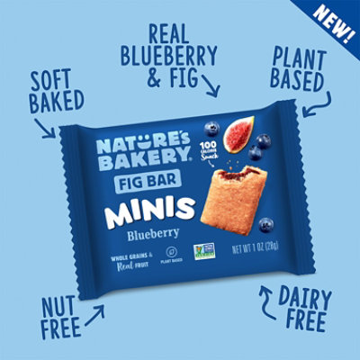 Natures Bakery Mini Blueberry Fig Bars 20 Count 1 Ounce - 20 CT - Image 4