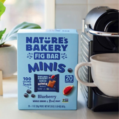 Natures Bakery Mini Blueberry Fig Bars 20 Count 1 Ounce - 20 CT - Image 6