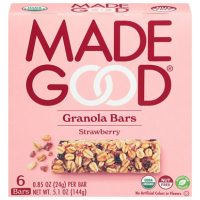 Madegood Strawberry Granola Bars - 6-.85OZ - Image 2