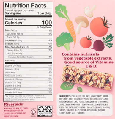 Madegood Strawberry Granola Bars - 6-.85OZ - Image 5