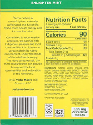 Guayaki Yerba Mate Enlighten Mint 4-11.5fz - 4-11.5 FZ - Image 5