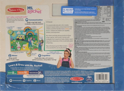 Melissa & Doug Ms. Rachel Wooden Song Puzzle - Each - Image 3