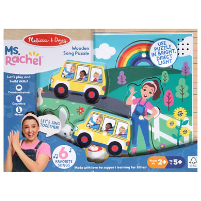 Melissa & Doug Ms. Rachel Wooden Song Puzzle - Each - Image 1