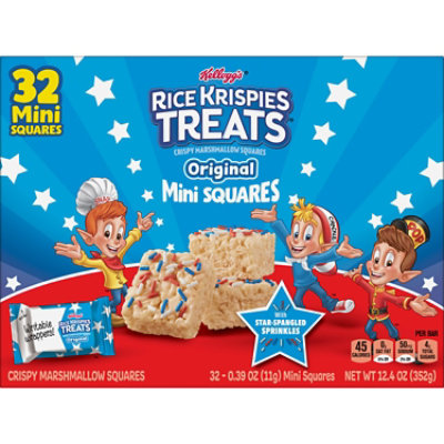 Kelloggs Original Rice Krispies Treats Squares With Sprinkles 12.4 Ounce - 12.4 OZ - Image 7