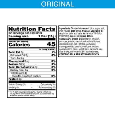 Kelloggs Original Rice Krispies Treats Squares With Sprinkles 12.4 Ounce - 12.4 OZ - Image 2