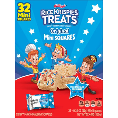 Kelloggs Original Rice Krispies Treats Squares With Sprinkles 12.4 Ounce - 12.4 OZ - Image 3