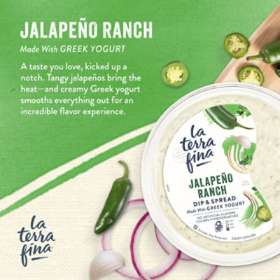 La Terra Fina Jalapeno Ranch Dip - 10 OZ - Image 2