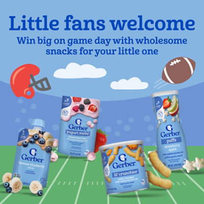 Gerber Fruit Grain Yogurt Puree Toddler Cherry Banana Vanilla 3.5oz Pouch - 3.5 OZ - Image 2