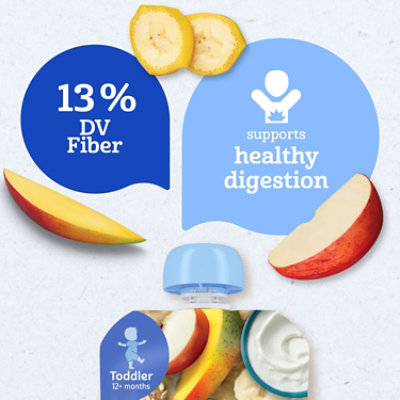 Gerber Infant Puree Toddler Fruit Yogurt Grain Mango Banana Apple 3.5oz Pouch - 3.5 OZ - Image 5