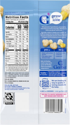 Gerber Infant Age Up Puff Corn Snack Classic Corn 1.23oz Bag - 1.23 OZ - Image 5
