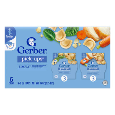 Gerber Mealtime For Toddler Infant Age Up Spinachcheeserav - 2.25 LB - Image 1