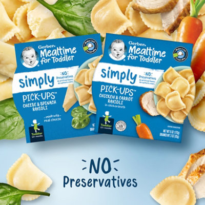Gerber Mealtime For Toddler Infant Age Up Spinachcheeserav - 2.25 LB - Image 3