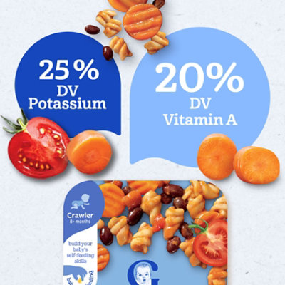 Gerber Infant Age Up Mexician Pasta Black Bean Carrot 5.8oz Tray - 5.8 OZ - Image 2