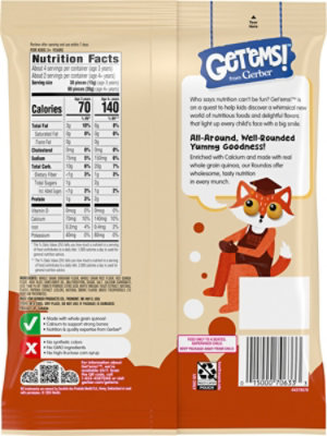 Grbr Getems Roundos Puffs - Bbq - 2.25 OZ - Image 6