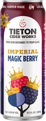 Tieton Imperial Magic Berry Cider 19.2fl Oz In Cans - 19.2 FZ - Image 1