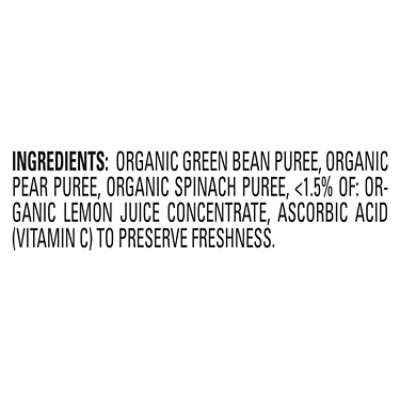 S2 Clearly Crafted Green Beans Spinach & Pears Organic - 4 OZ - Image 4