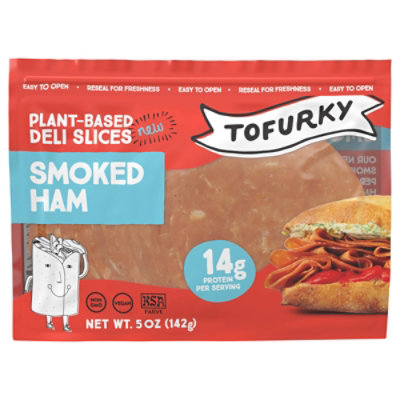 Tofurky Deli Slices Ham Plant Based - 5 OZ - Image 2