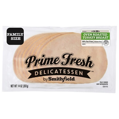 Prime Fresh Oven Roasted Turkey Breast 14 Oz - 14 OZ - Image 1