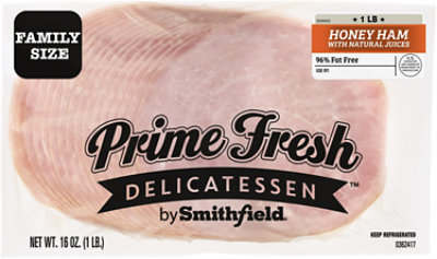Prime Fresh Honey Ham - 16 OZ - Image 1