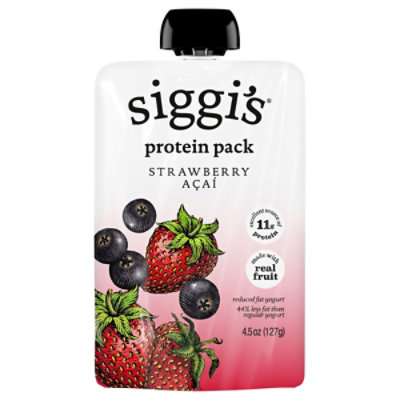 Siggis Protein Pack Strawberry Acai Ss 4.5oz - 4.5 OZ - Image 2