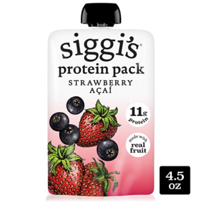 Siggis Protein Pack Strawberry Acai Ss 4.5oz - 4.5 OZ - Image 1