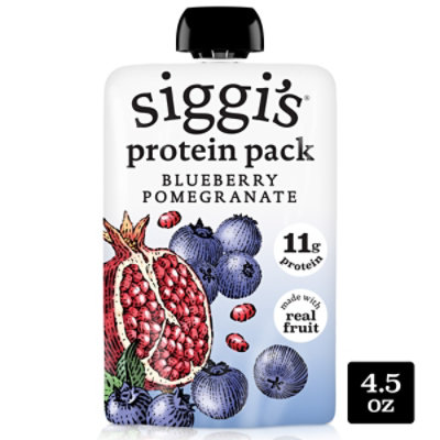 Siggis Protein Pack Blueberry Pomegranate Ss 4.5oz - 4.5 OZ - Image 1