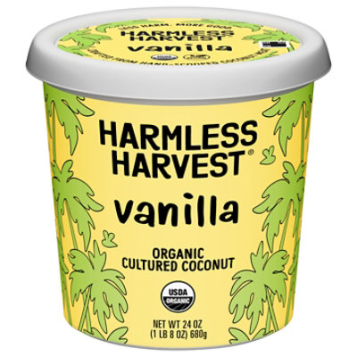 Harmless Harvest Organic Dairy-Free Coconut Yogurt Vanilla - 24 Oz - Image 1