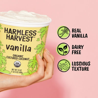 Harmless Harvest Organic Dairy-Free Coconut Yogurt Vanilla - 24 Oz - Image 4