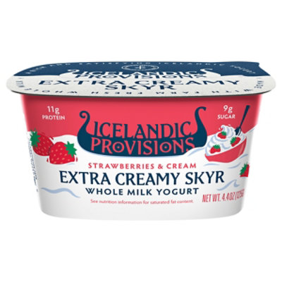 Icelandic Provisions Strawberries And Cream Skyr 4.4oz - 4.4 OZ - Image 3