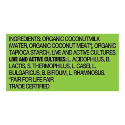 Harmless Harvest Organic Dairy-Free Unsweetened Plain Coconut Yogurt - 4.4 Oz - Image 3