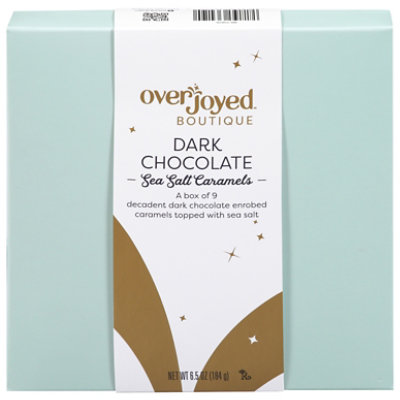 Overjoyed Boutique Caramels Dark Chocolate Seasalt 6.5 Oz - 6.5 OZ - Image 2