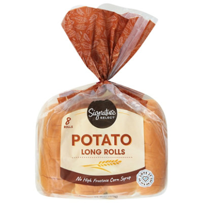 Signature Select Rolls Potato Long 8 Pk - 15 OZ - Image 1