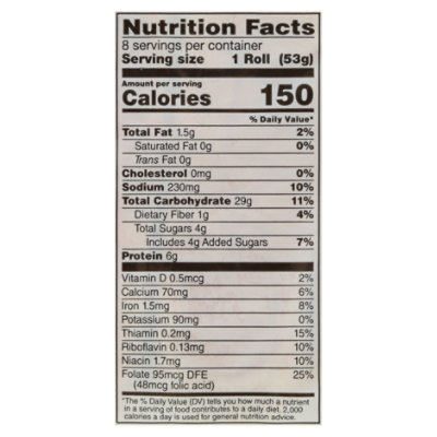 Signature Select Rolls Potato Long 8 Pk - 15 OZ - Image 3