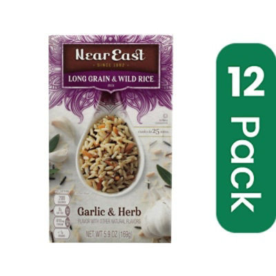 Near East Long Grain & Wild Rice - Garlic 5.9 oz (Pack of 12) - Image 1