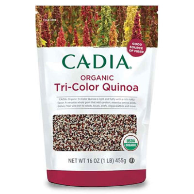 Cadia - Quinoa Tri Color Organic, 16oz | Pack of 6 - Image 1