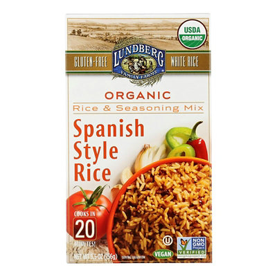 Lundberg Rice White Spanish Style Ent Organic - 5.5 oz (Pack of 6) - Image 1