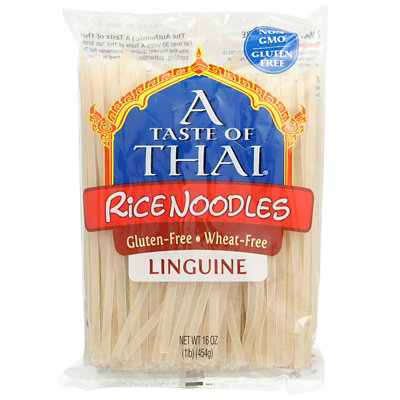 A Taste Of Thai Rice Noodles, Linguine, 16 oz (454 g) - Image 1