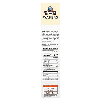 Rip Van Wafels Wafers, Vanilla, 6 Pack, 0.78 oz (22 g) Each - Image 2