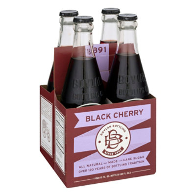Boylan Soda Black Cherry 4Pk 48 FO (Pack of 6) - Image 1