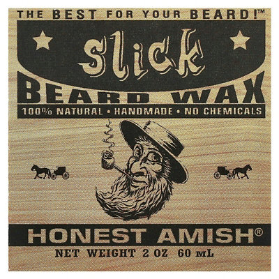 Honest Amish Slick Beard Wax, 2 oz (60 ml) - Image 2