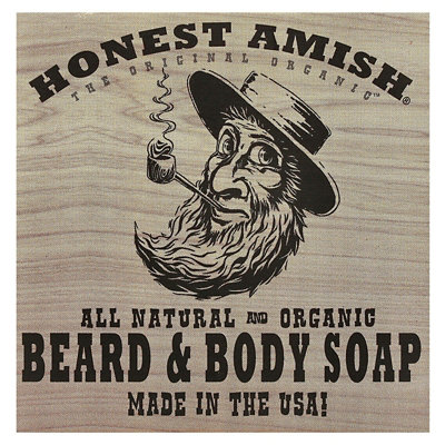 Honest Amish Slick Beard  Body Bar Soap, 1 Bar - Image 1