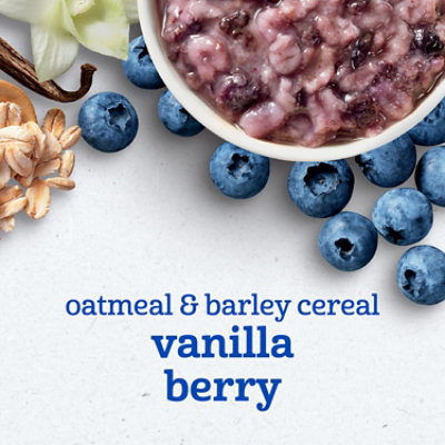 Gerber Vanilla Berry Oatmeal & Barley Cereal Toddler Meals, 4.5oz Tray - 4.5 OZ - Image 3