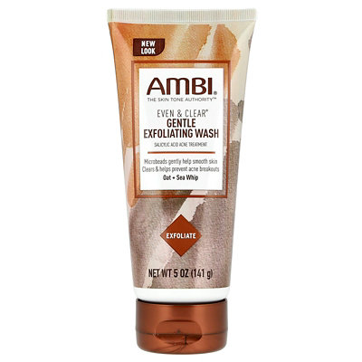 AMBI Even  Clear, Gentle Exfoliating Wash, Oat  Sea Whip, 5 oz (141 g) - Image 1