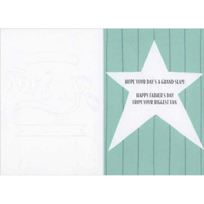 Major League, All Star Dad, Number One Pick Father's Day Card for Dad - Image 2