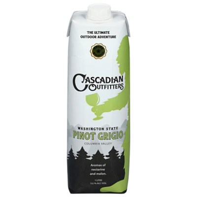 Cascadian Outfitters Pinot Grigio Tetra 1l 33.81fl Oz Wine - 1 LT - Image 2
