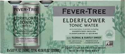 Fever Tree Tonic Water Elderflower 8-5.07fz - 8-5.07 FZ - Image 3