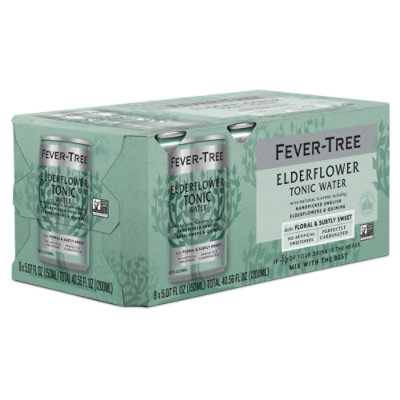 Fever Tree Tonic Water Elderflower 8-5.07fz - 8-5.07 FZ - Image 1